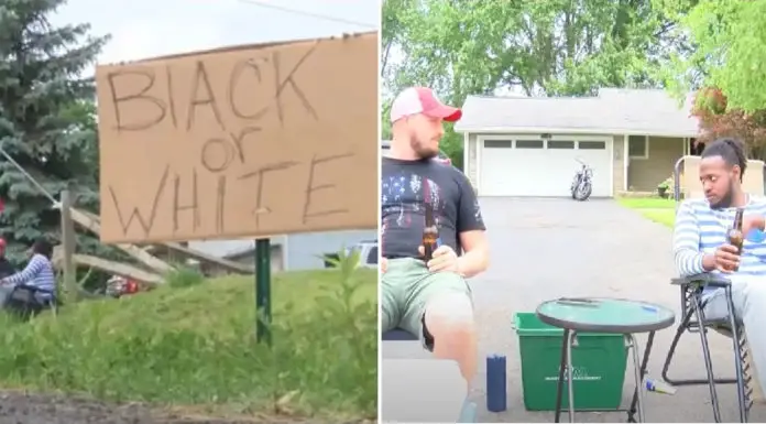 Two Best Friends of Different Races Start a Movement to Fight Hate That Has the Neighbors Talking