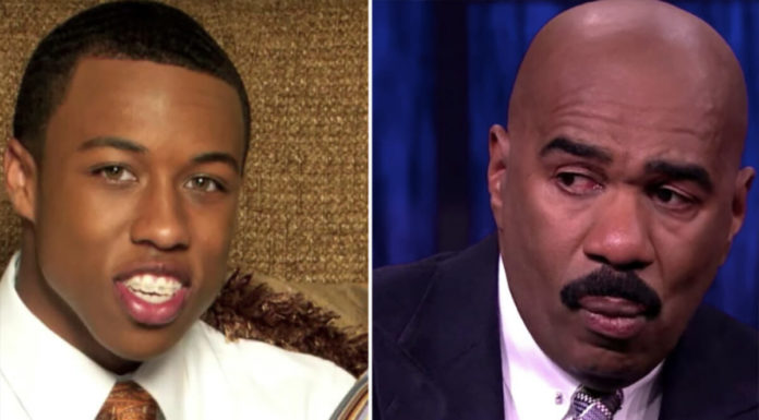 Steve Harvey is moved to tears on his show by his son’s words about how much he means to him