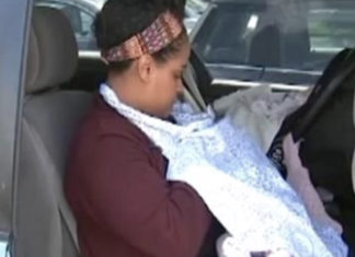 Mom forced to pay $115 fine for parking her car to breastfeed her hungry newborn