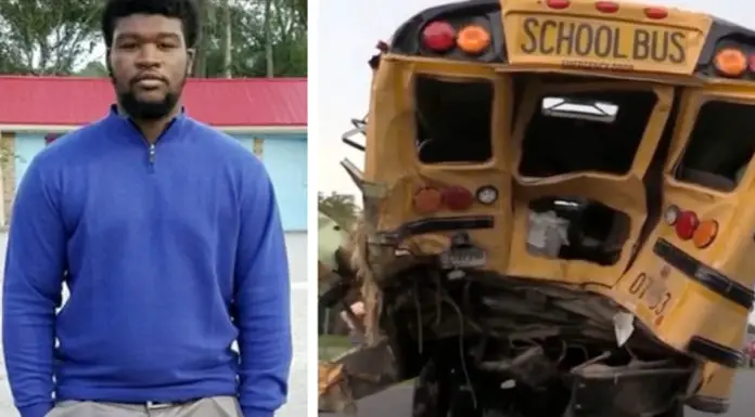 Dying truck driver uses final breaths to free trapped school children after bus crash