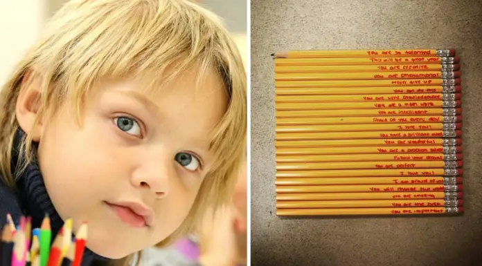 Mom writes inspiring messages on her son’s pencils – his teacher is sharing this story with other parents