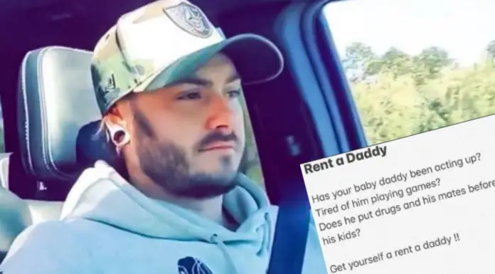 Facebook ad of Aussie trucker who offers “rent-a-daddy” services is going viral