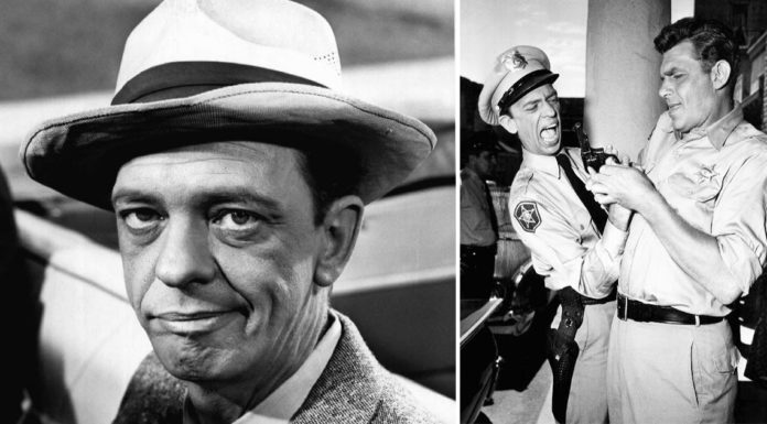 Comedian Don Knotts made his family laugh even during the last days of his life