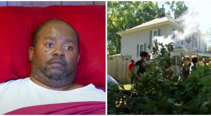 Teens from Iowa step in for a paralyzed neighbor whose yard was destroyed by the storm