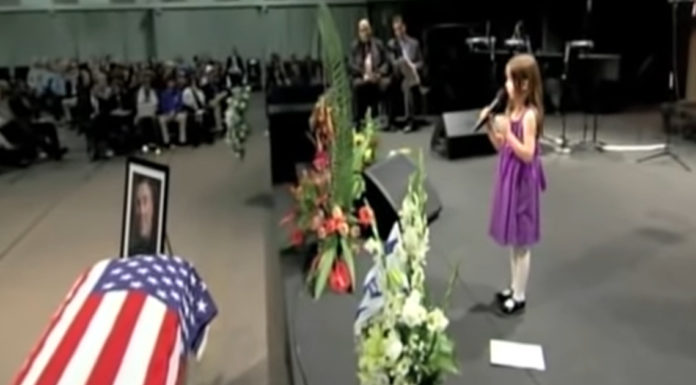 7-year-old girl sings at her grandfather’s funeral and people can’t stop their tears