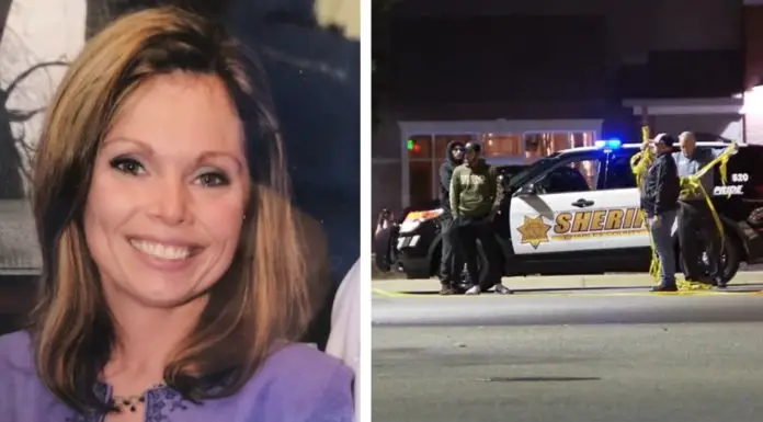 Police is searching for a suspect after 49-year-old mother of four was shot dead while working at 7-Eleven