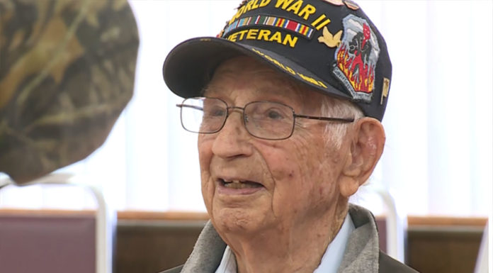 World War II veteran celebrates 100th birthday