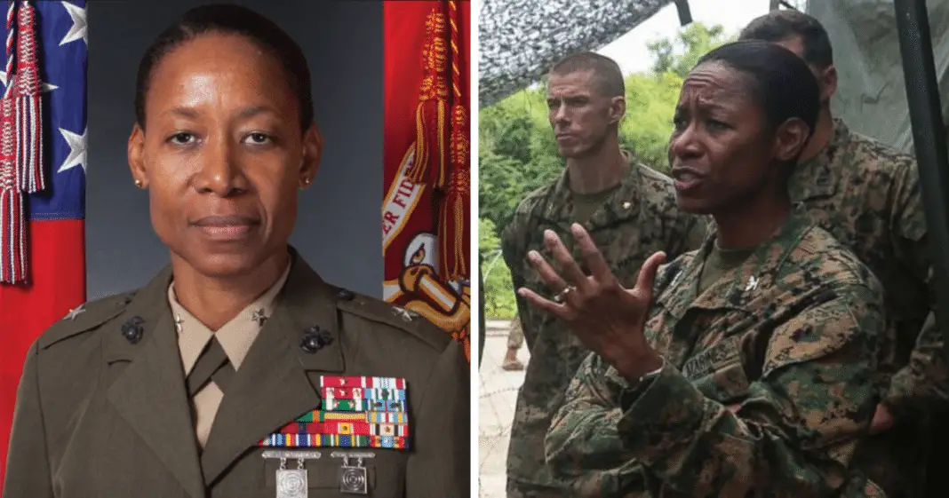 President Trump nominates Marine to be first-ever black female general