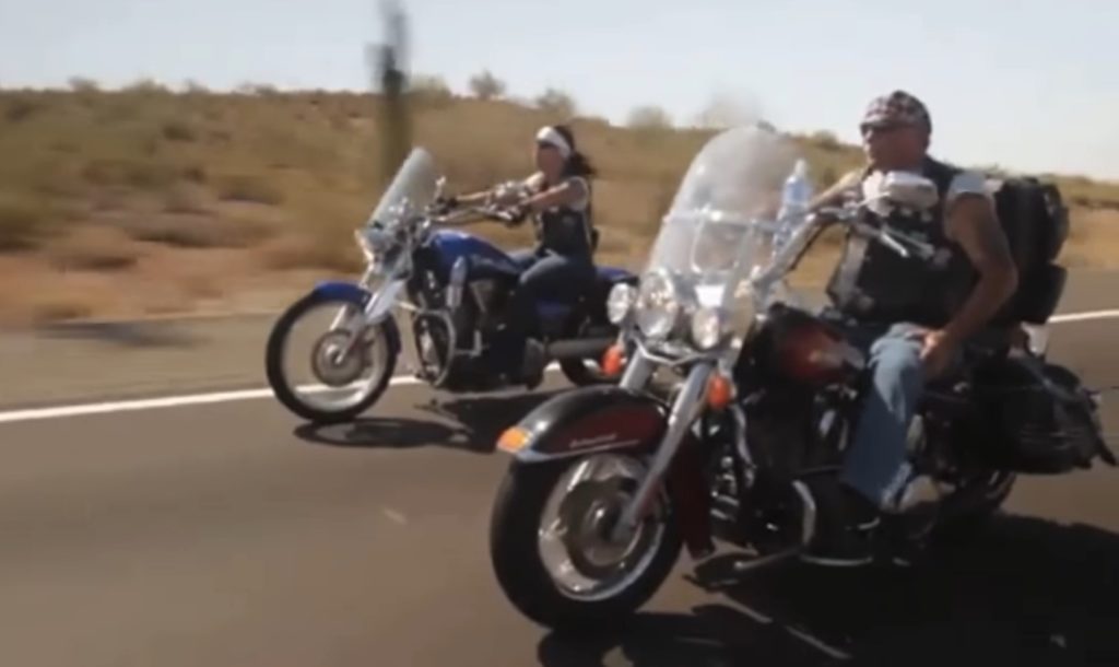 A group of bikers steps in for a girl abused by her stepfather
