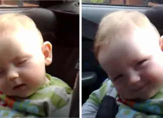 Video of a cute baby struggling to stay awake goes viral