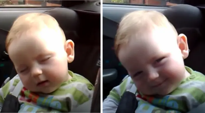 Video of a cute baby struggling to stay awake goes viral