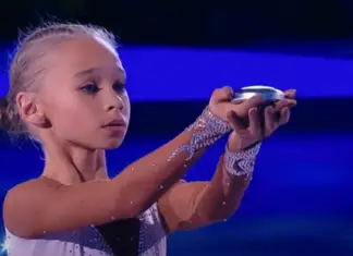12-year-old figure skater from Russia performs some of the most difficult jumps