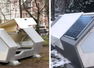 City in Germany installs futuristic pods for homeless people to sleep in