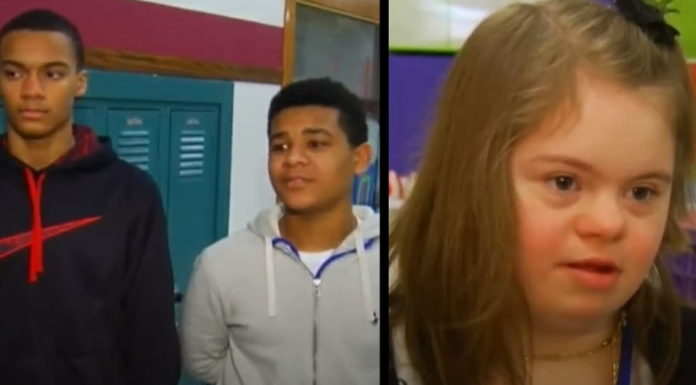 Bullies mock cheerleader with Down Syndrome – basketball players stop the game to step in for her