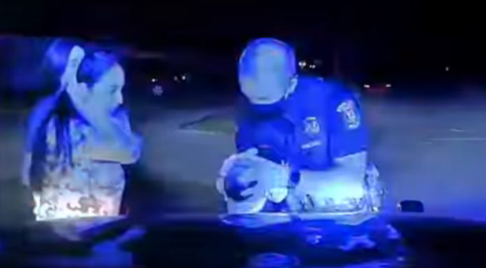 Police officer answers a call about a chocking 3-week-old baby girl and ends up saving her life