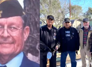 Fellow veterans help 94-year-old veteran move back in the house he built with his late wife