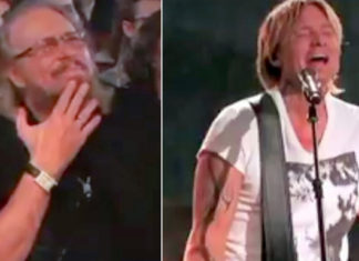 Keith Urban performs an incredible Bee Gees cover – The original singer is brought to tears