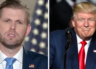 Trump’s son Eric says his dad is the “most beloved political figure in U.S. history”