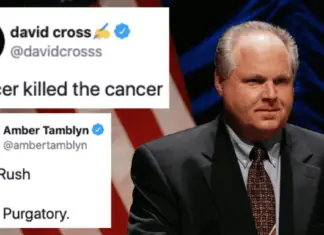 “Rest in Piss” – Twitter is flooded with negative comments following the passing of conservative host Rush Limbaugh