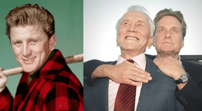 Actor Michael Douglas pays tribute to his late father with a photo and a touching message