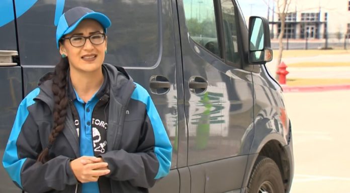 Amazon driver saves the life of an 83-year-old man who fell in the snow and was unable to move for over an hour