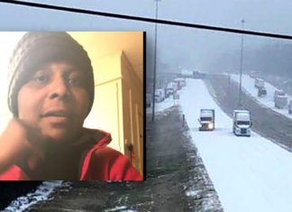 Army veteran offers home-made meals for truckers stranded on icy roads during storm