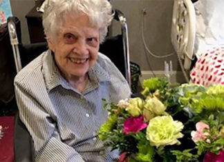 105-year-old woman celebrates her milestone birthday and credits bacon and toast to her longevity