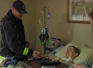 Firefighter pays $1000 electricity bill for a boy on ventilator to keep him alive