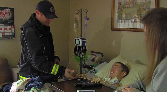 Firefighter pays $1000 electricity bill for a boy on ventilator to keep him alive