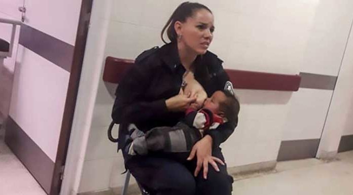 Police officer who breastfed a neglected and undernourished baby is promoted to sergeant