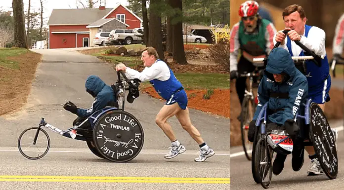 Dick Hoyt, the man who pushed his wheelchair-bound son Rick in 32 marathons, dies aged 80