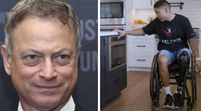 Marine veteran who lost a leg and an eye receives new adapted home from Gary Sinise Foundation