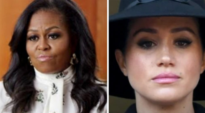 Michelle Obama comments on Sussexes’ bombshell interview and says she’s not surprised Meghan Markle faced racism