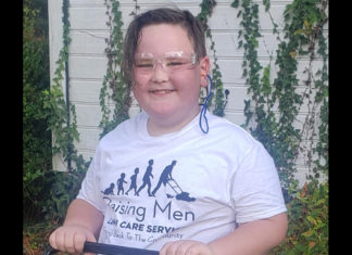 9-year-old boy offers free mowing services to the elderly, disabled, veterans, and single moms
