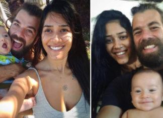 A family of three and their dog were killed after cliff face collapsed on them