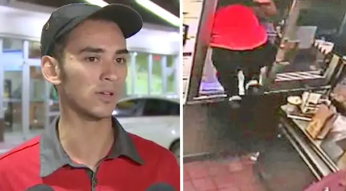 McDonald’s employee jumps through window to save off-duty police officer and her kids