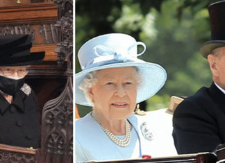 Queen Elizabeth said goodbye to Prince Philip with a wreath and a handwritten note she placed on his coffin