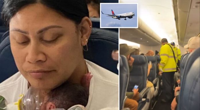 Utah woman who had no idea she was pregnant gives birth on flight to Hawaii