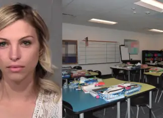 Married teacher who had sex with 13-year-old student at school while his classmate watched gets 20 years in prison