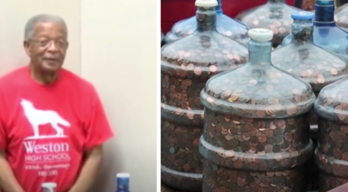 Man has been saving up pennies for 45 years – Bank tellers are at a loss for words when he arrives to cash in