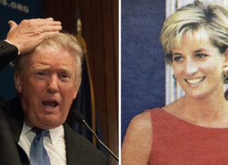 Donald Trump gave Princess Diana “the creeps” after he bombarded her with flowers