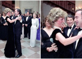 Late Lady Di “visibly blushed” while dancing with Neil Diamond at White House dinner