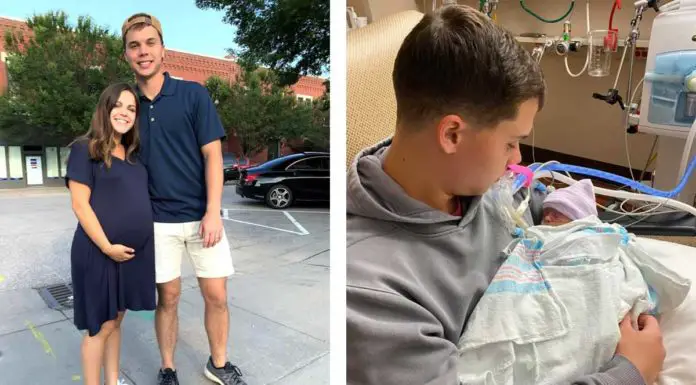 Husband mourns wife killed in car crash while celebrating birth of son who survived