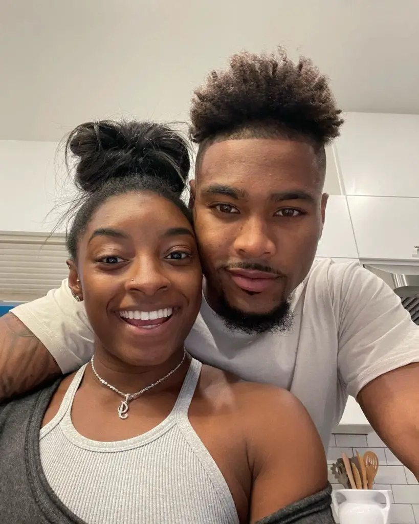 Simone Biles' boyfriend says they are 