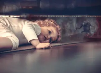 Police finds 3-year-old boy hiding under the bed and eating plastic after being left home alone for three days