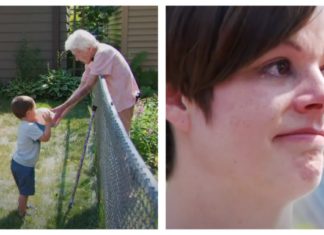2-year-old boy makes friends with a lonely 99-year-old woman