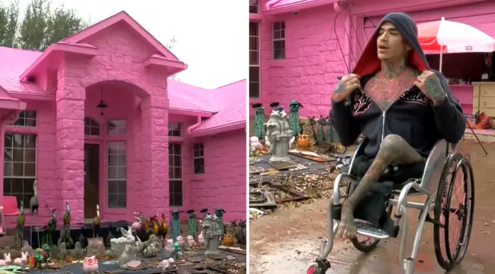 Texas man paints his entire house pink and his neighbors are not happy