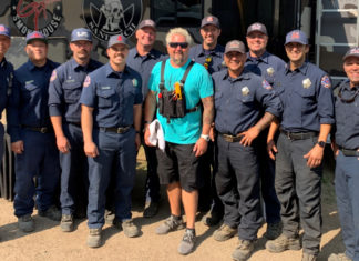 Chef Guy Fieri cooks 2,200 meals for first responders battling the Dixie fire