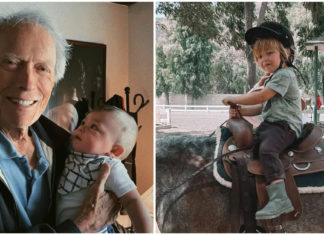 Clint Eastwood’s grandson Titan looks just like his grandpa while riding horse