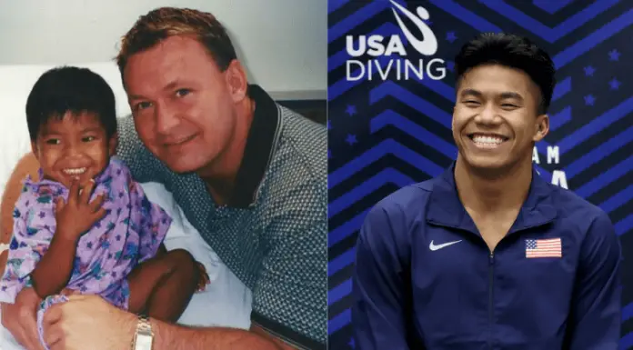 Single gay man adopted Cambodian orphan who was struggling to survive. He’s now representing the US at the Olympics